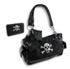 Embossed Paisley Rhinestone Skull Concealed Carry Purse and Wallet Set Main image