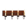 Four Arm Vanity Light in Hartford Pumpkin Main image