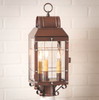 Irvin's Country Tinware Martha's Post Lantern in Antique Copper Additional image