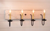 Four Arm Vanity Light in Vintage White Additional image