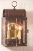 Irvin's Country Tinware Toll House Wall Lantern in Antique Copper Additional image