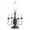 Jamestown Lamp Base in Hartford Black over Red Main image