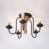 Irvin's Country Tinware Berkshire Ceiling Light in Pearwood Additional image