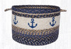 Earth Rugs UBP 9-525 Anchor Printed Utility Basket 17 Inch X 11 Inch Main image