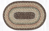 Earth Rugs C 9-99 Sandstone Sage Oval Braided Rug 20" x 30" Main image
