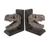 Set of 2 Tyrannosaurus Rex T-Rex Skull Bookends Main image