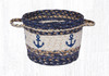 Earth Rugs UBP 9-525 Anchor Printed Utility Basket 9" x 7" Main image
