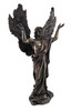 Bronzed Angel Metatron Statue with Colored Accents Main image
