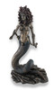 Bronzed Medusa with Double Snake Bow and Arrows Statue Main image