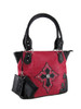 Enamel Cross Concealed Carry Purse w/Detachable Coin and ID Holders Main image