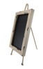 Distressed Finish Tabletop Chalkboard Easel 10 X 6 Menu Board Additional image