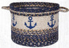 Earth Rugs UBP 9-525 Anchor Printed Utility Basket 13 Inch X 9 Inch Main image