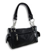Embossed Paisley Rhinestone Skull and Crossbones Concealed Carry Purse Additional image