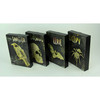 Set of 4 Darkly Elegant Halloween Themed Wooden Block Wall Hangings Additional image