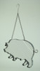 Metal and Mesh Wire Hanging Pig Farmhouse Decor Additional image