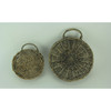 Rustic Round Woven Wicker Wall Basket Set of 2 Additional image