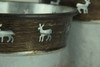 Rustic Metal Deer Cutouts Primitive Bucket Set of 3 Additional image