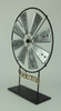 Black and Silver Metal Spinning Windmill Welcome Sign Sculpture Additional image