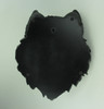 `Lucian` Black Wolf Head Mount Wall Statue Bust 16 Inch Additional image
