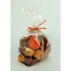 Bag of Orange Brown and Red Dried Botanical Decorative Pumpkins Additional image