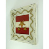 Set of 3 Rustic Coastal Nautical Flag Wooden Wall Hangings Additional image