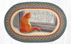 Earth Rugs OP-250 Winter Cat Oval Patch 20" x 30" Main image