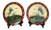 Pair of 10 Inch Diameter Heron Decorative Plates Main image