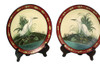 Pair of 10 Inch Diameter Heron Decorative Plates Additional image