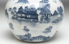 AA Importing 59753 Blue And White Round Jar With Lid Additional image