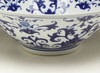 AA Importing 59817 16 Inch Blue & White Bowl Additional image