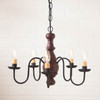 Lancaster Chandelier in Plantation Red Additional image