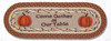 Earth Rugs OP-222 Come Gather at Our Table Oval Patch Runner 13" x 36" Main image