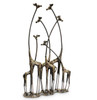 Bronze Finish Towering Giraffe Herd Tabletop Statue Additional image