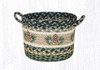 Earth Rugs UBP-116 Pinecone Printed Utility Basket 9" x 7" Main image