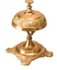 5 1/2 Inch Tall Brass Bell 3 1/4 Inch Diameter Additional image