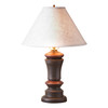 Peppermill Lamp in Sturbridge Black with Shade Main image