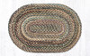 Earth Rugs C-999 Random Oval Braided Rug 20" x 30" Main image