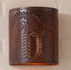 Willow Sconce Light in Rustic Tin Additional image
