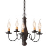Bed and Breakfast Chandelier in Hartford Black over Red Main image