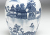 AA Importing 59770 Blue And White Round Jar With Lid Additional image