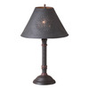 Gatlin Lamp in Hartford Black with Red with Shade Main image
