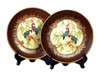 Pair of 10 Inch Diameter Parrot Decorative Plates Main image