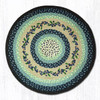 Earth Rugs RP-312 Blueberry Vine Round Patch 27" x 27" Main image