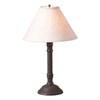 Irvin's Country Tinware Gatlin Lamp in Hartford Black with Shade Main image