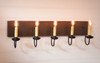 Five Arm Vanity Light in Espresso with Salem Brick Additional image
