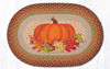 Earth Rugs OP-438 Pumpkin Leaf Oval Patch 20" x 30" Main image