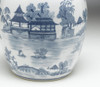 AA Importing 59763 Blue And White Round Jar With Lid Additional image