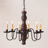 Gettysburg Chandelier in Espresso with Salem Brick Additional image