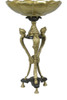 21 Inch Tall Brass Three Leg Compote Additional image
