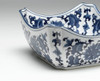 AA Importing 59710 Square Blue And White Bowl Additional image